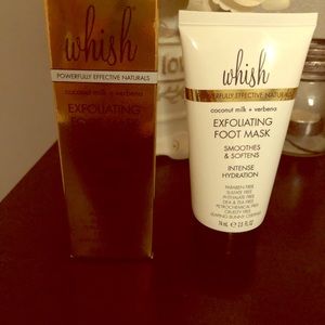 Whish exfoliating foot mask